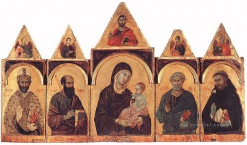 Duccio Painting - Políptico nº 28 Escuela de Siena Duccio